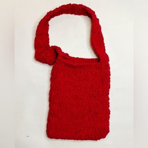 #23 Red blanket bag.